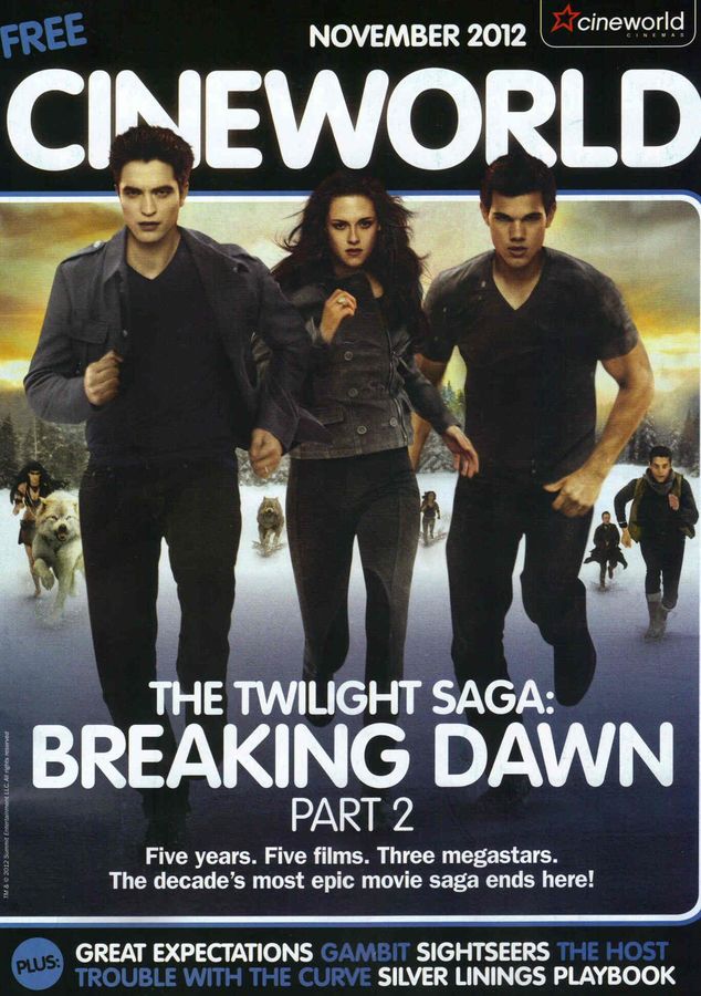 CINEWORLD magazine cover November 2012