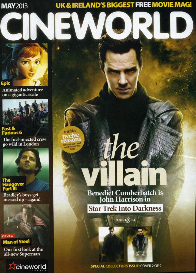 CINEWORLD magazine cover May 2013