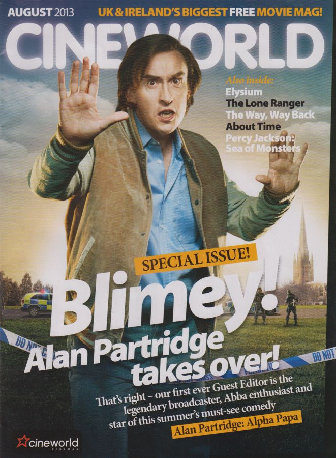 CINEWORLD magazine cover August 2013