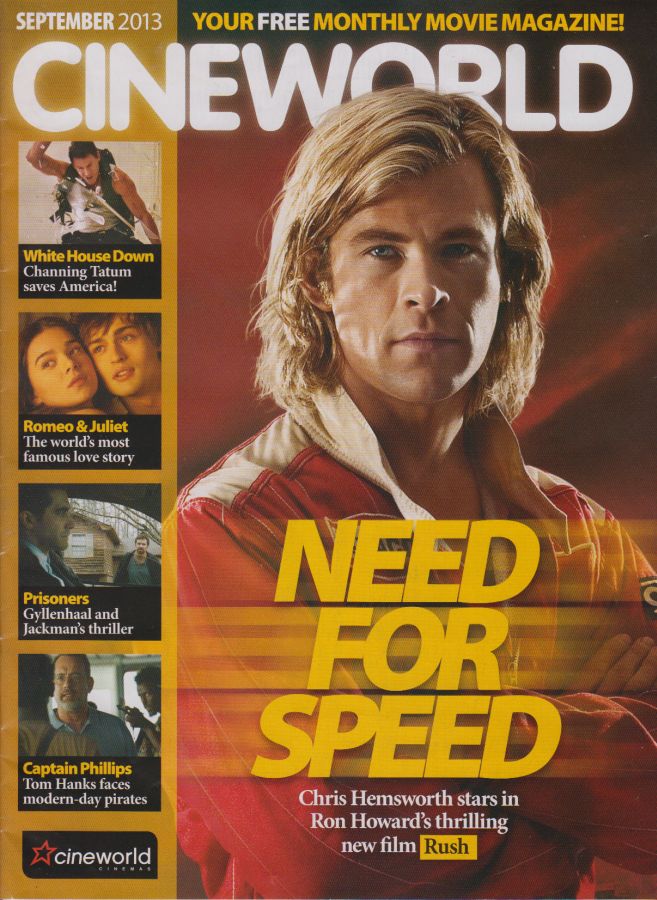 CINEWORLD magazine cover September 2013