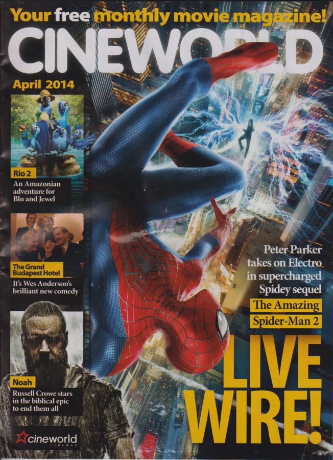 CINEWORLD magazine cover April 2014