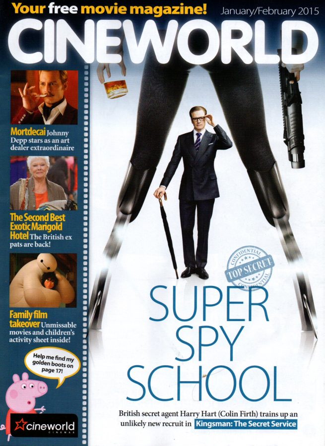 CINEWORLD magazine cover January/February 2015