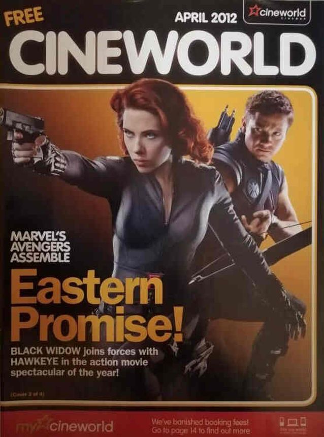 CINEWORLD magazine cover  April 2012