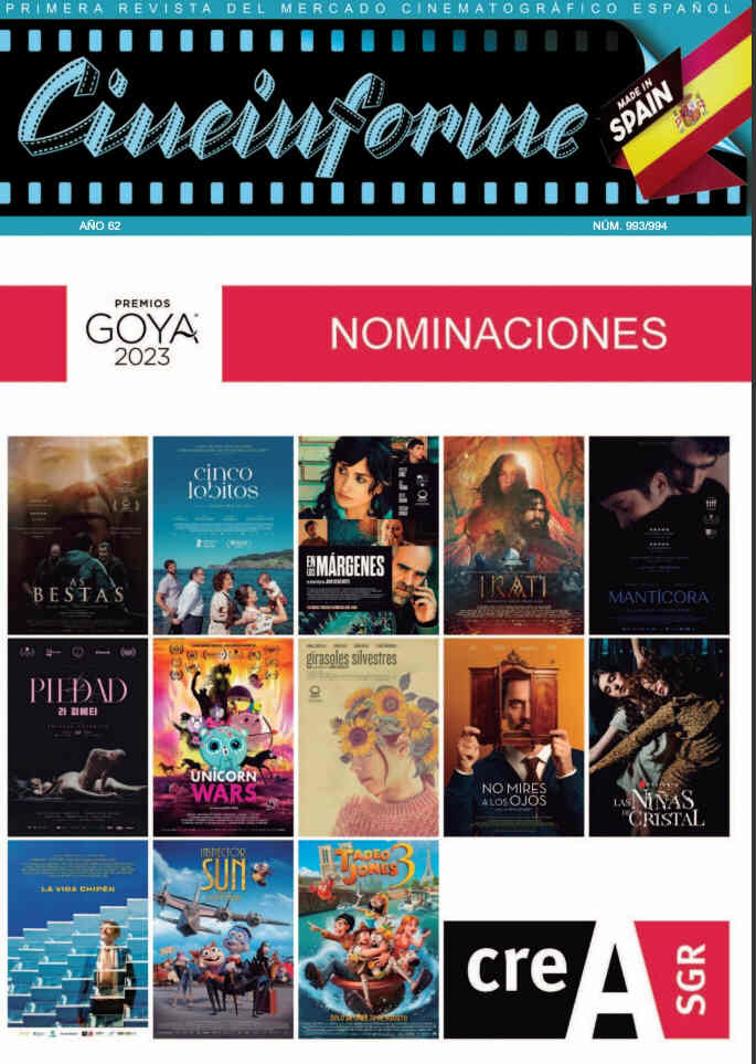 CINEINFORME magazine cover Issue 993-4  January/February 2023