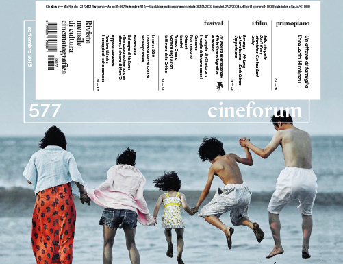 CINEFORUM magazine side cover Issue 577  September 2018