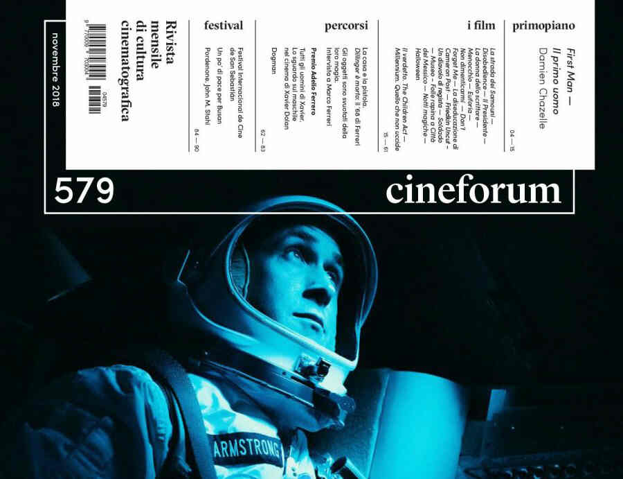 CINEFORUM magazine cover Issue 579  November 2018