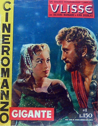 CINEROMANZO GIGANTE magazine cover Issue 1 October 1954