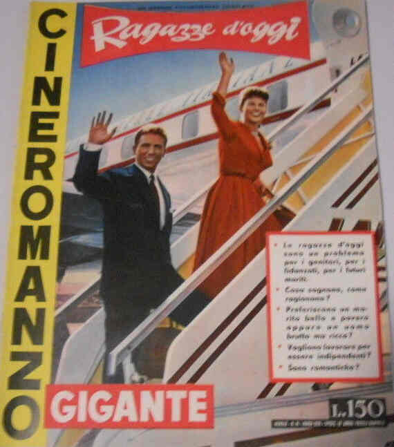 CINEROMANZO GIGANTE magazine cover Issue 16  1956