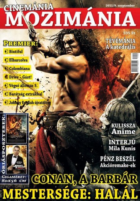 CINEMANIA MOZIMANIA magazine side cover September 2011