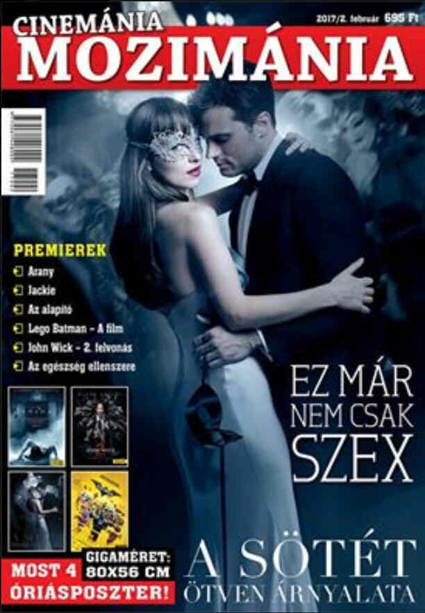 CINEMANIA MOZIMANIA magazine side cover February 2017