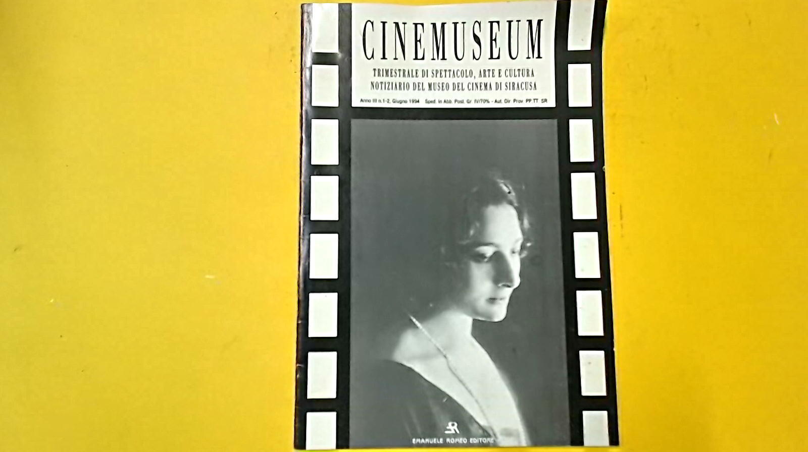 CINEMUSEUM magazine cover Issue 1-2  June 1994