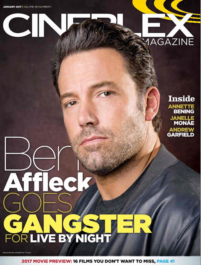 CINEPLEX magazine cover January 2017