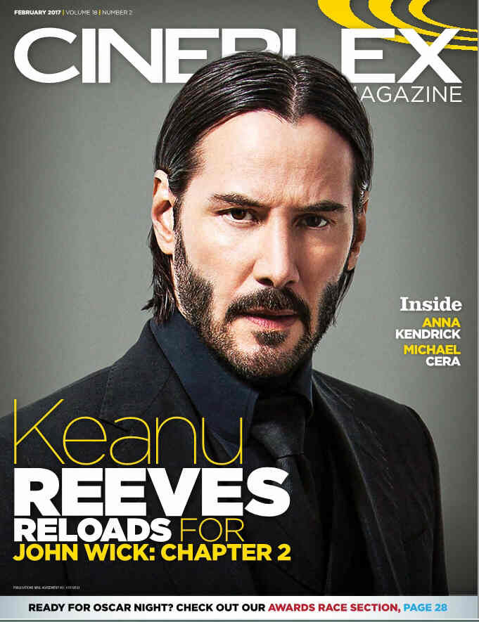 CINEPLEX magazine cover February 2017
