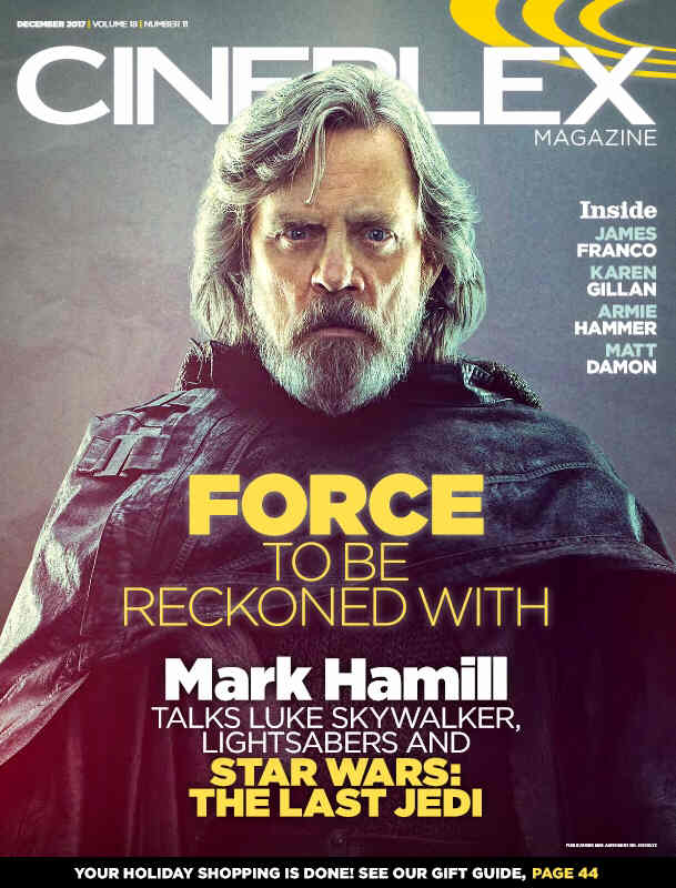 CINEPLEX magazine cover  December 2017