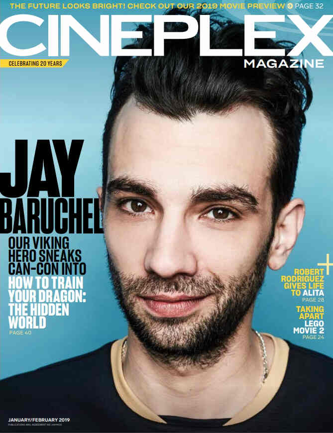 CINEPLEX magazine cover  January/February 2019