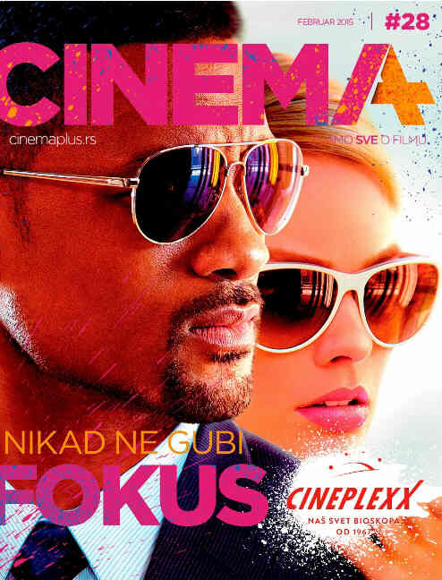 CINEMA PLUS (Serbia) magazine cover Issue 28 February 2015