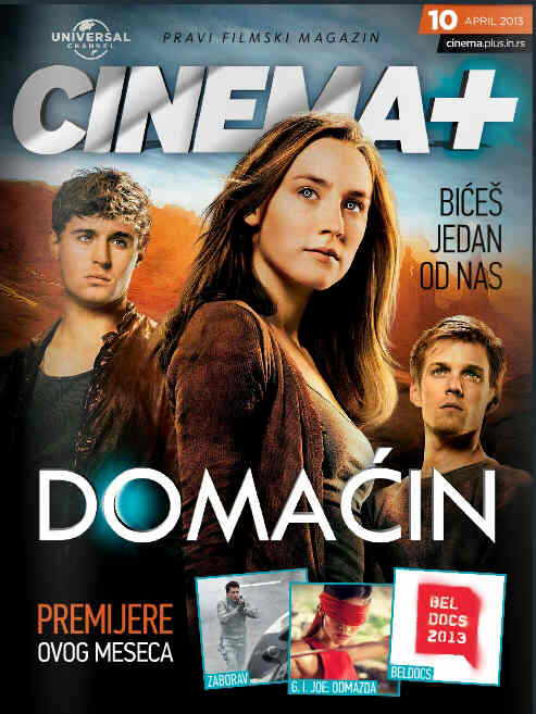 CINEMA PLUS (Serbia) magazine cover Issue 10 April 2013