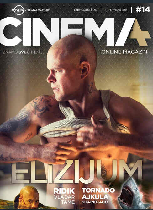 CINEMA PLUS (Serbia) magazine cover Issue 14 September 2013