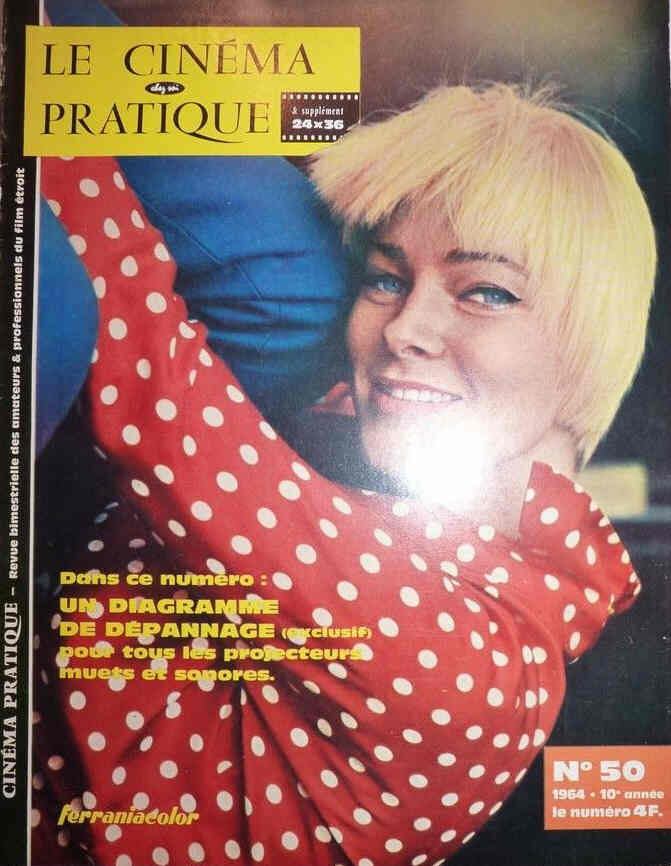 CINEMA CHEZ SOI | LE magazine side cover Issue 50  1964