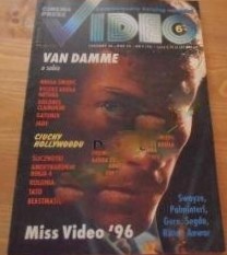 CINEMA PRESS VIDEO magazine side cover June 1996