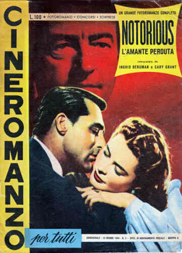 CINEROMANZO PER TUTTI magazine cover Issue 3 13 June 1954