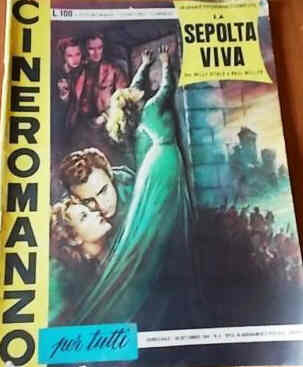 CINEROMANZO PER TUTTI magazine cover Issue 9 September 1954