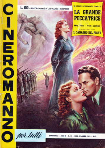 CINEROMANZO PER TUTTI magazine cover Issue 23  1955