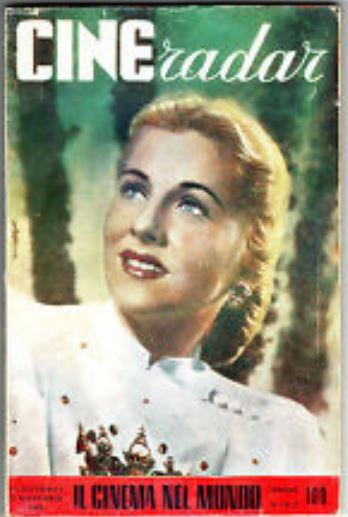 CINE RADAR magazine side cover Issue 2 10 November 1949