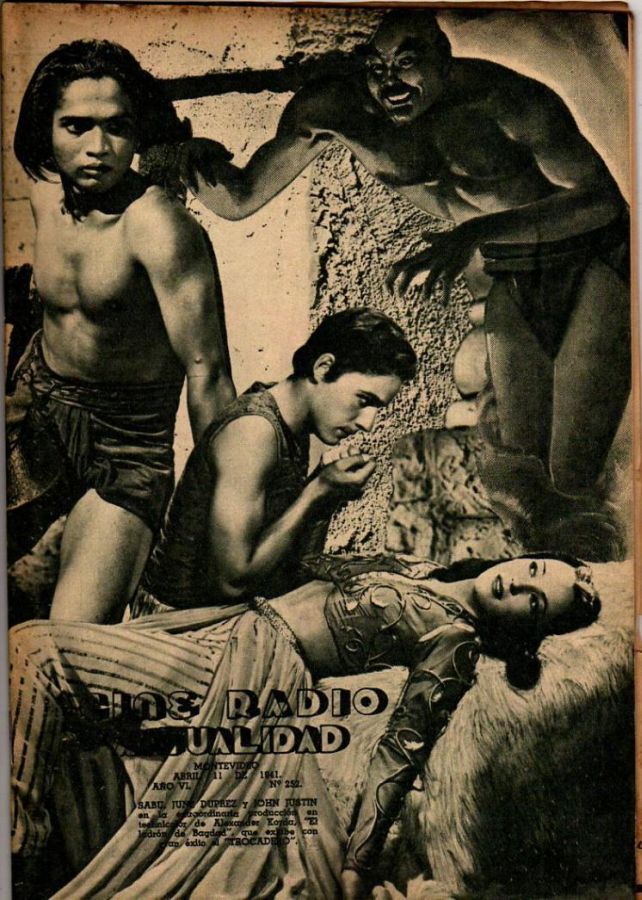 CINE RADIO ACTUALIDAD magazine side cover Issue 252 11 April 1941