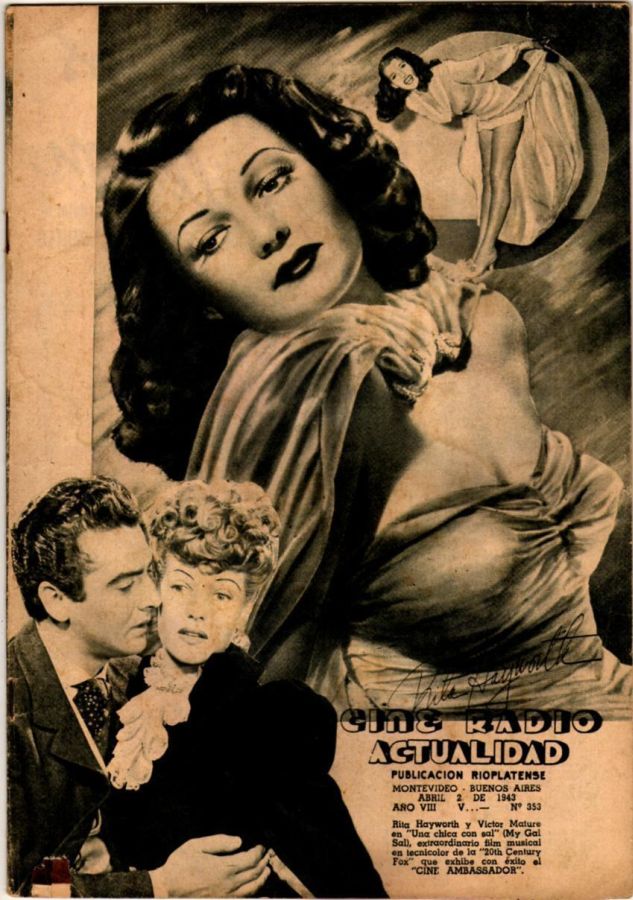 CINE RADIO ACTUALIDAD magazine side cover Issue 353 2 April 1943