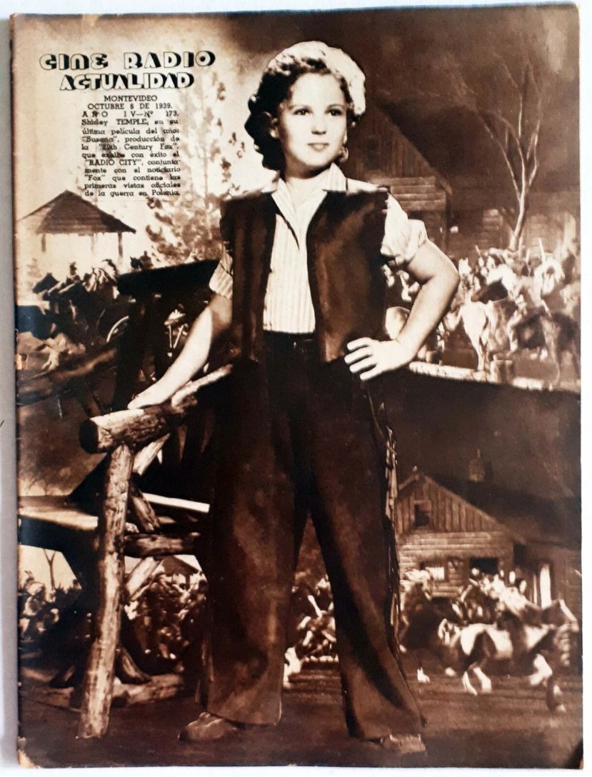 CINE RADIO ACTUALIDAD magazine side cover Issue 173 8 October 1939