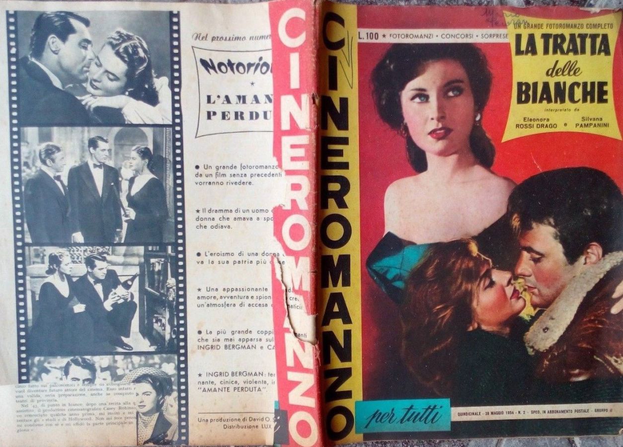 CINEROMANZO PER TUTTI magazine cover Issue 2 28 May 1954