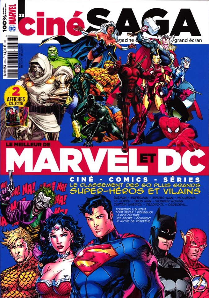 CINE SAGA magazine cover Issue 28  August 2019