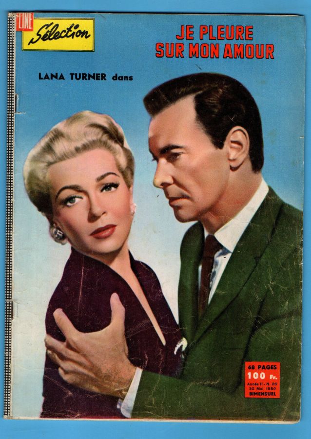 CINE SELECTION magazine side cover Issue 26 30 May 1959