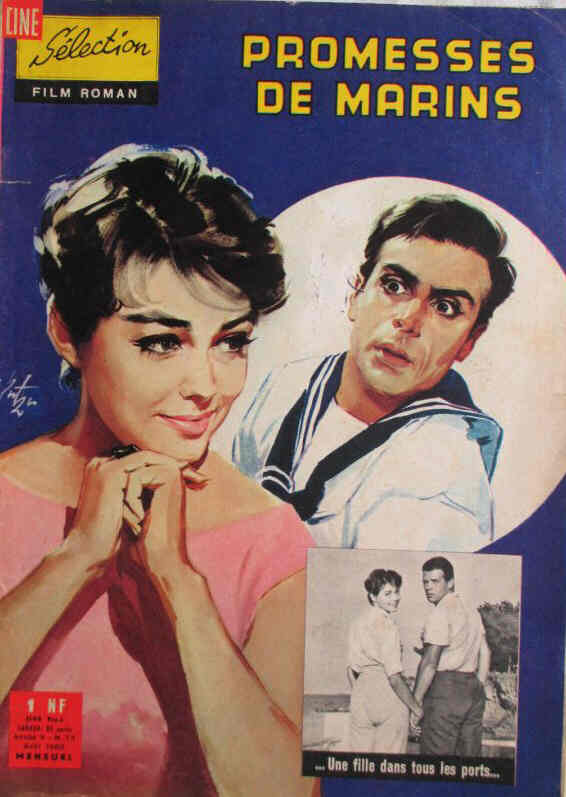 CINE SELECTION magazine side cover  August 1962