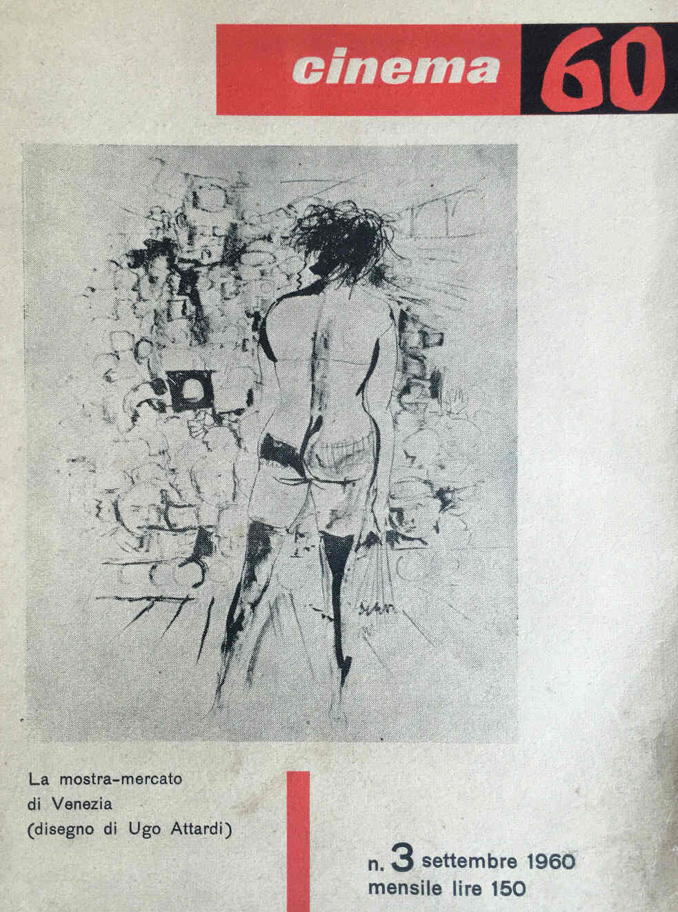 CINEMASESSANTA magazine cover Issue 3 September 1960