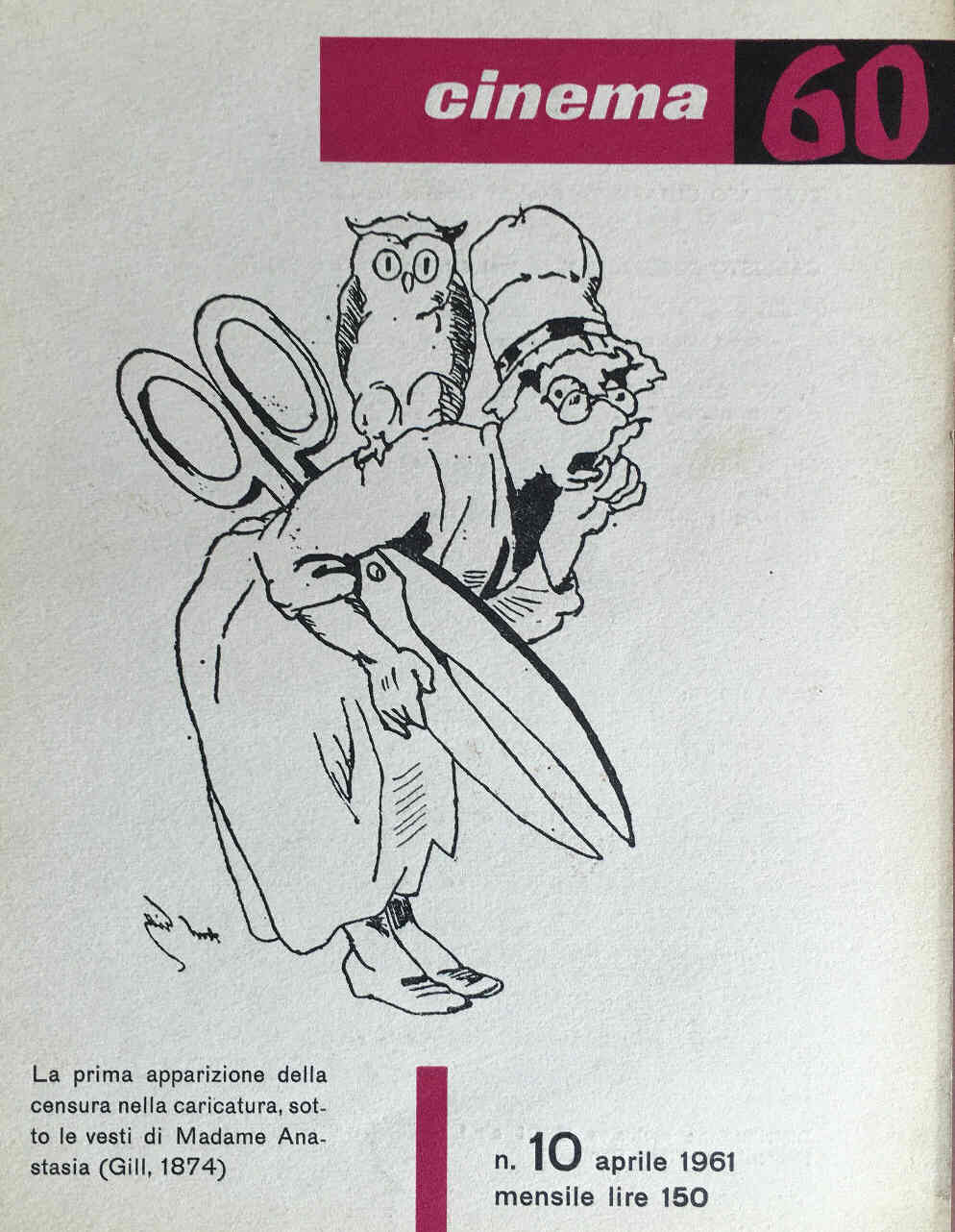 CINEMASESSANTA magazine cover Issue 10 April 1961
