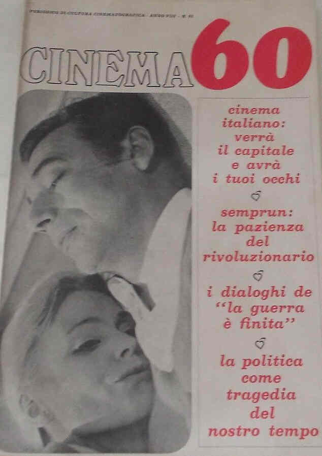 CINEMASESSANTA magazine cover Issue 61  1966