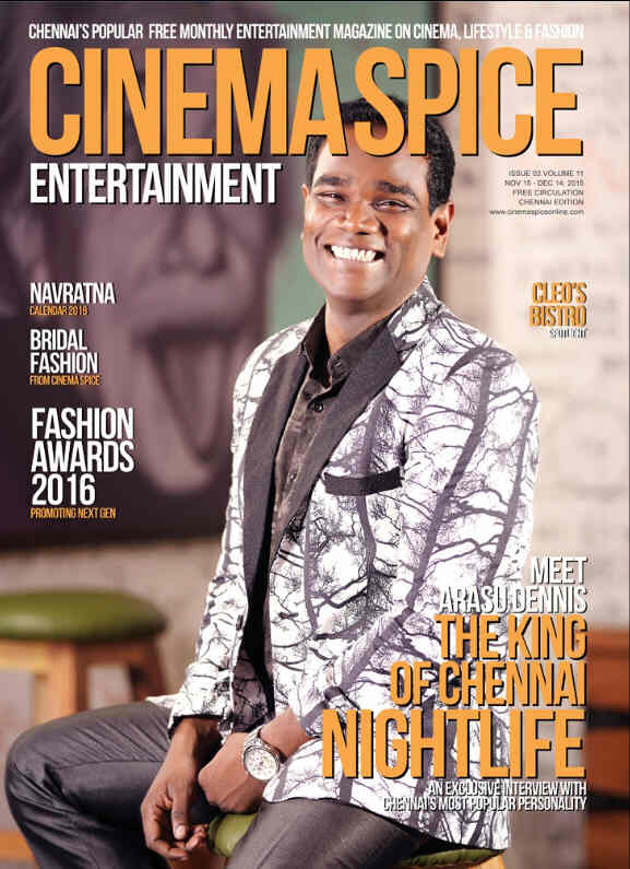 CINEMA SPICE ENTERTAINMENT magazine side cover 15 November 2015