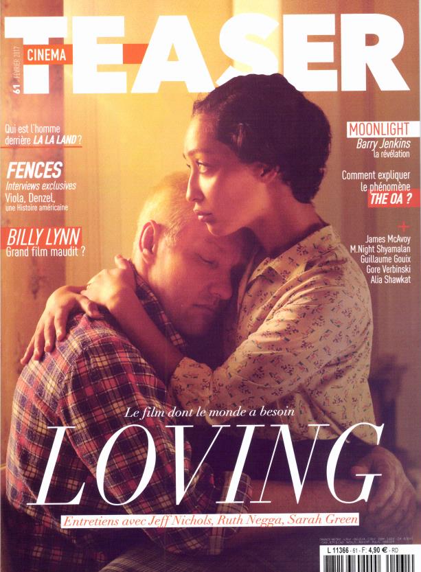 CINEMA TEASER magazine cover Issue 61 February 2017