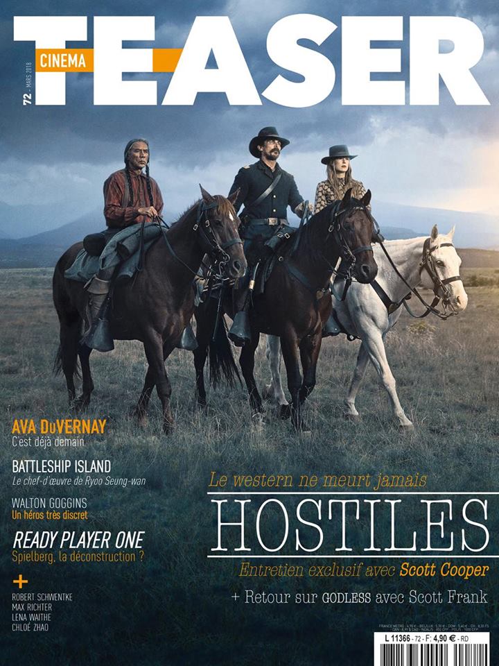 CINEMA TEASER magazine side cover Issue 72  March 2018