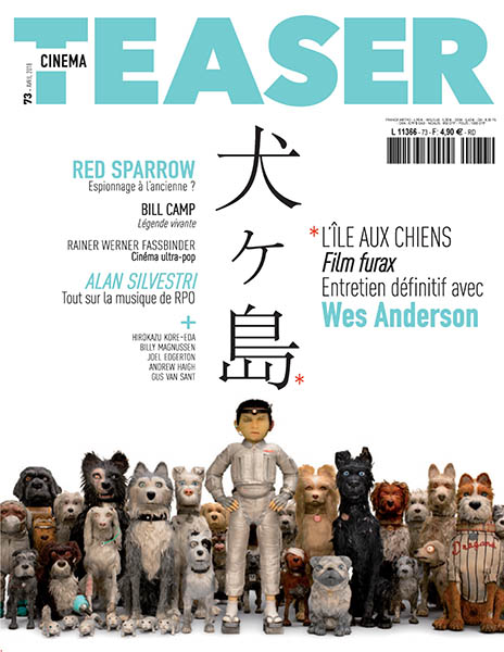 CINEMA TEASER magazine cover Issue 73  April 2018