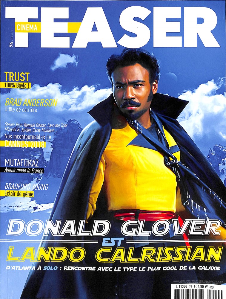 CINEMA TEASER magazine cover Issue 74  May 2018