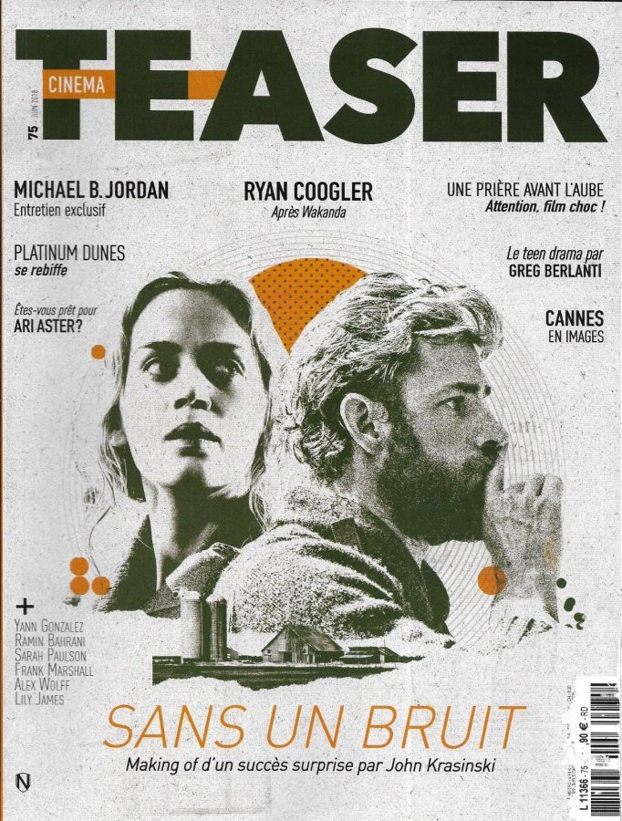 CINEMA TEASER magazine side cover Issue 75  June 2018