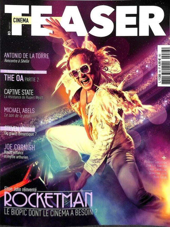 CINEMA TEASER magazine cover Issue 83  April 2019