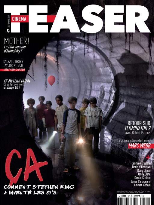 CINEMA TEASER magazine side cover Issue 67  September 2017