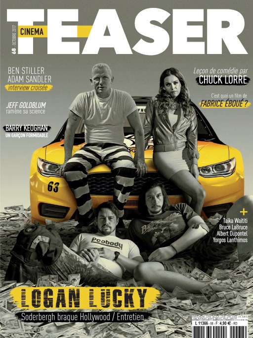 CINEMA TEASER magazine side cover Issue 68  October 2017