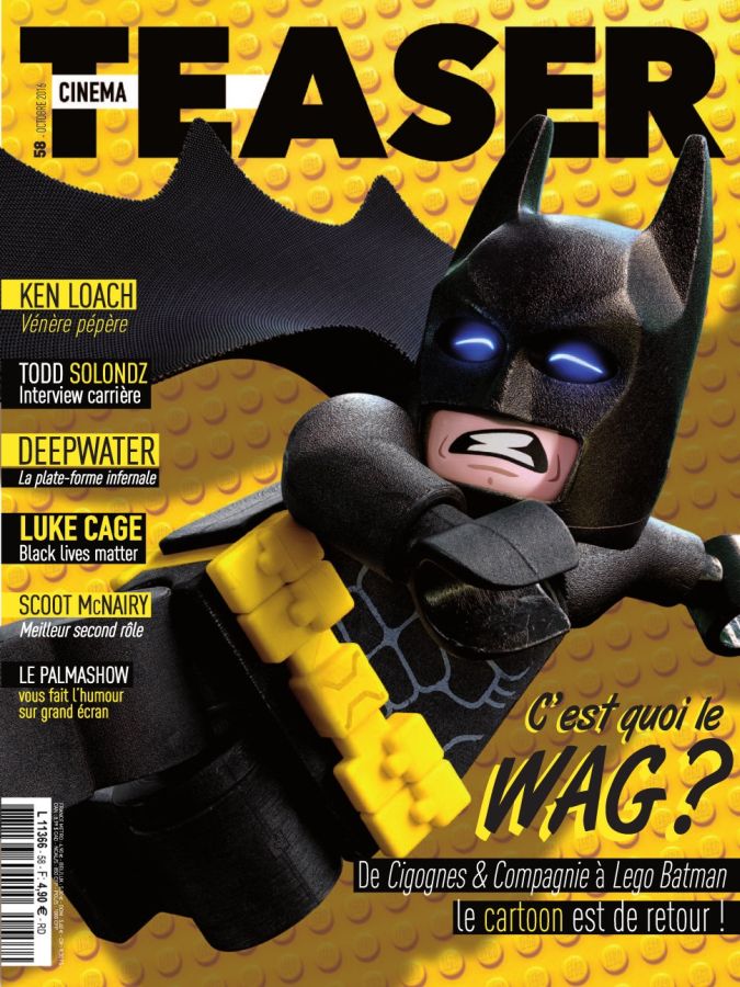 CINEMA TEASER magazine side cover Issue 58 October 2016