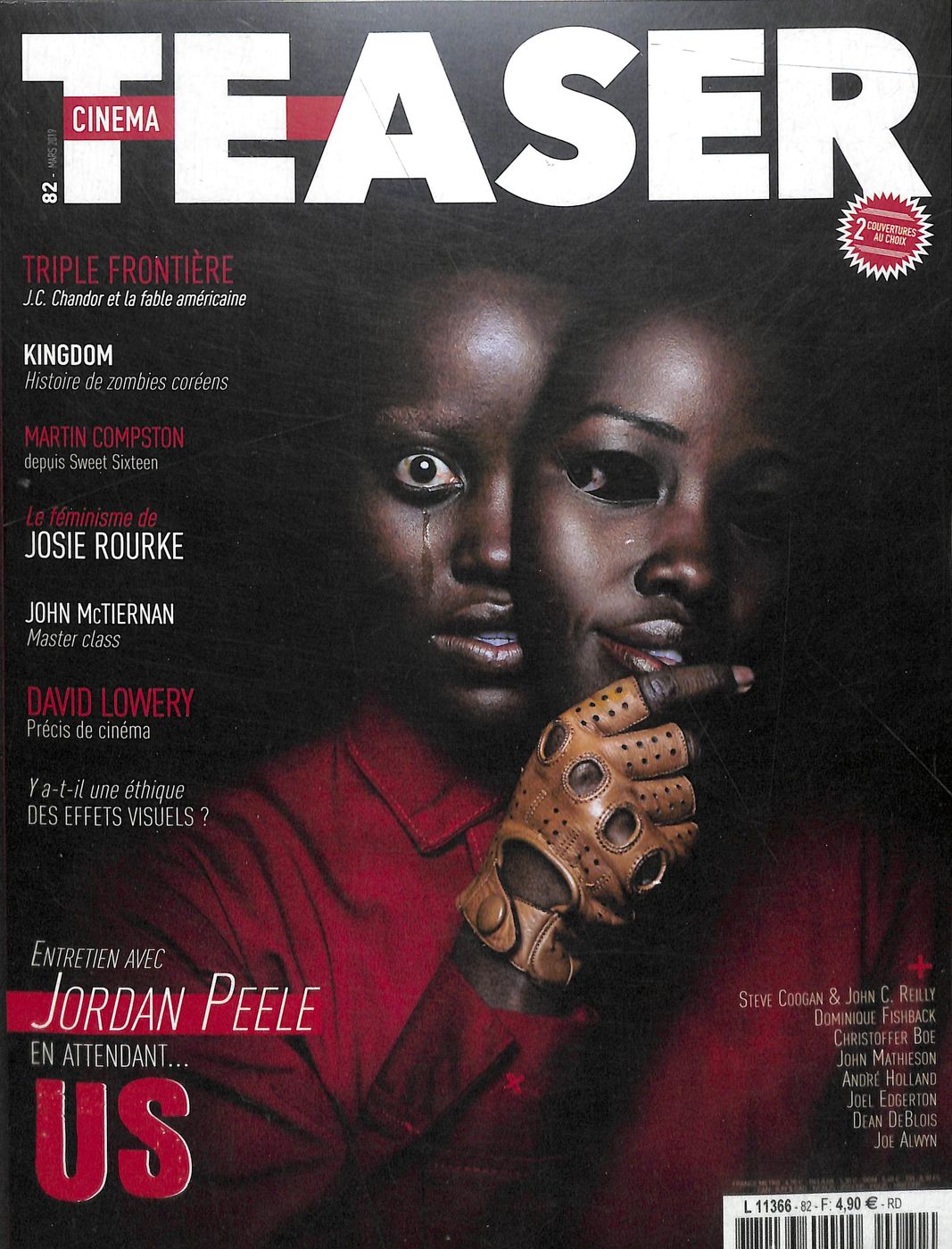 CINEMA TEASER magazine side cover Issue 82  March 2019