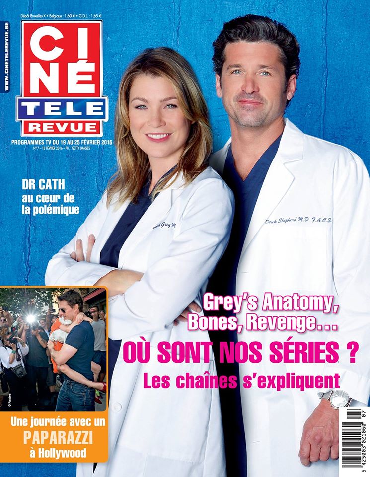 CINE TELE REVUE magazine side cover Issue 7 18 February 2016